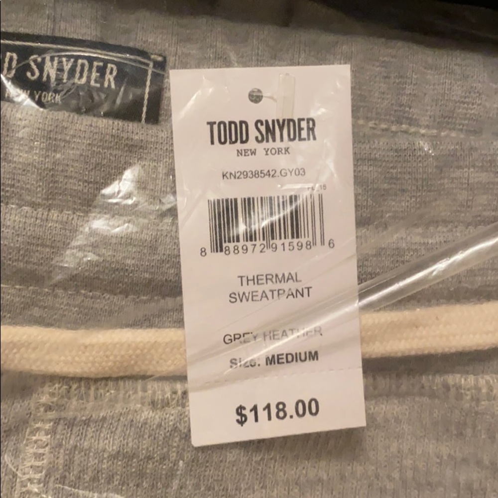 Todd Snyder Thermal Sweatpants (Medium)